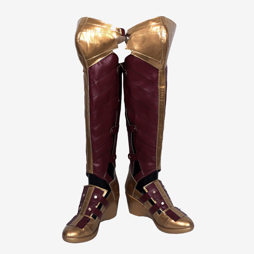 Princess Diana Red Boots Cosplay Shoes Unibuy