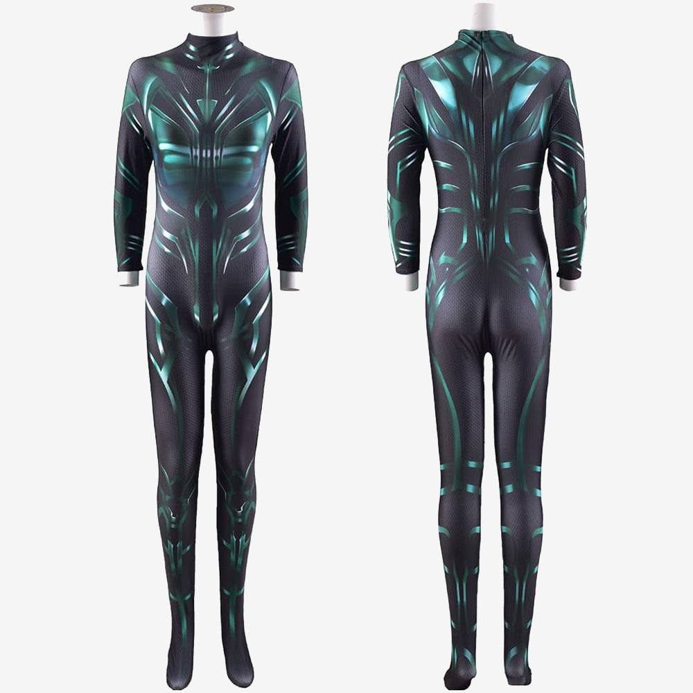 Thor 3 Ragnarok Trailer Hela Zentai Jumpsuit Cosplay Costume Unibuy