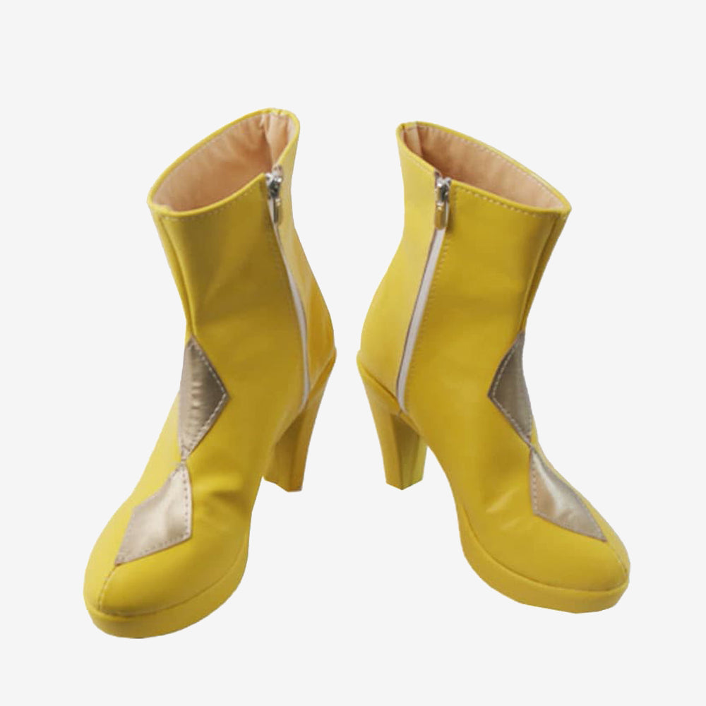 Jester Girl Shoes Cosplay Yellow Boots Birds of Prey Ver 2 Unibuy