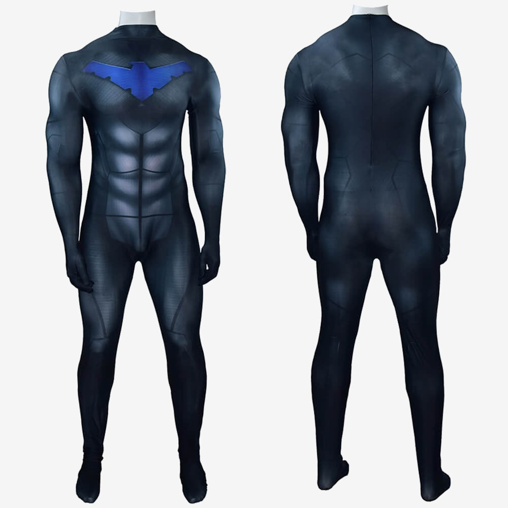Blue V Costume Cosplay Jumpsuit For Kids Adults UnibuyPlus