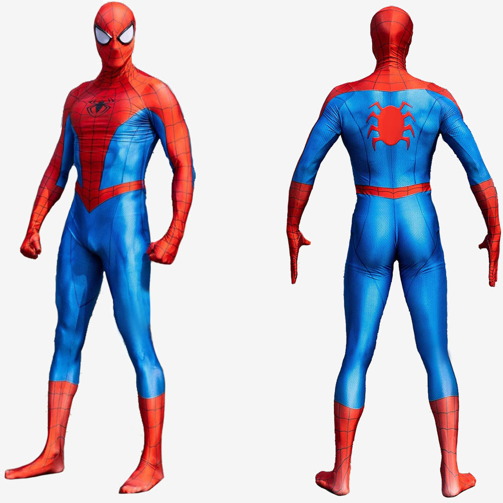 Marvel's Spider-Man Classic Suit Costume Cosplay For Kids Adult Unibuyplus