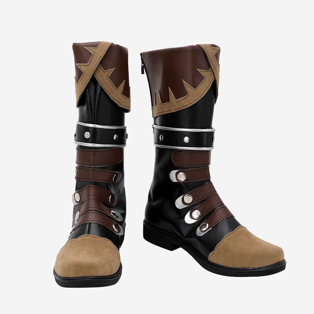 Genshin Impact Diluc Shoes Cosplay Men Boots Ver.3 Unibuy