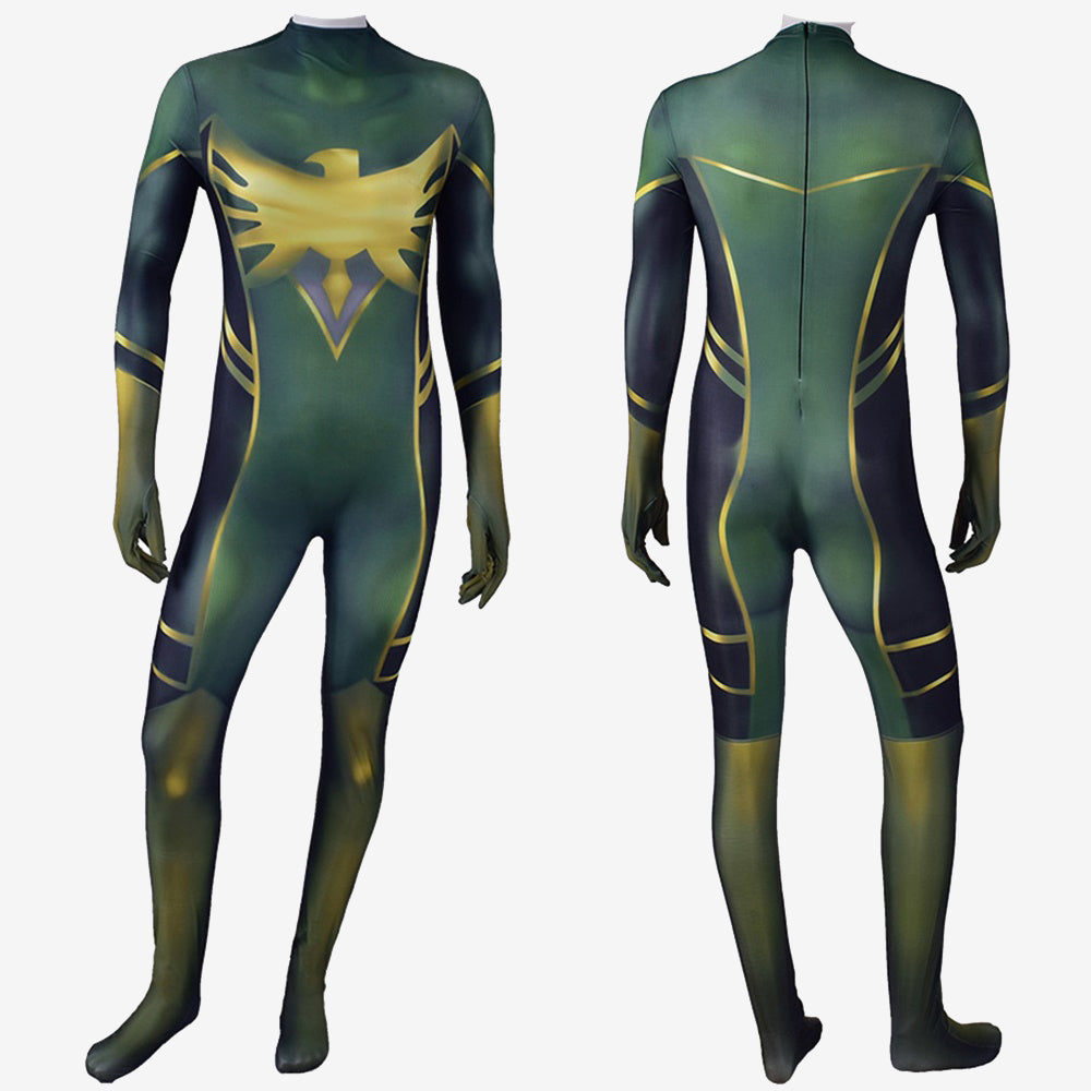 X-Men Dark Phoenix Jean Grey Cosplay Costume Jumpsuit For Kids Adult Unibuy