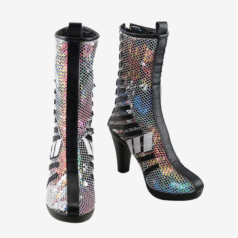 Jester Girl Shoes Cosplay Birds of Prey Women Boots Ver 3 Unibuyplus
