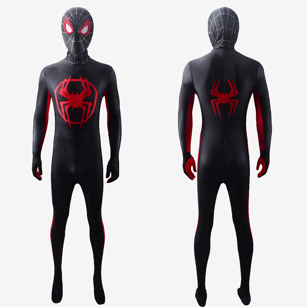Miles Morales Suit Costume Cosplay Spider-Man Across the Spider-Verse Bodysuit For Men Kids Unibuy