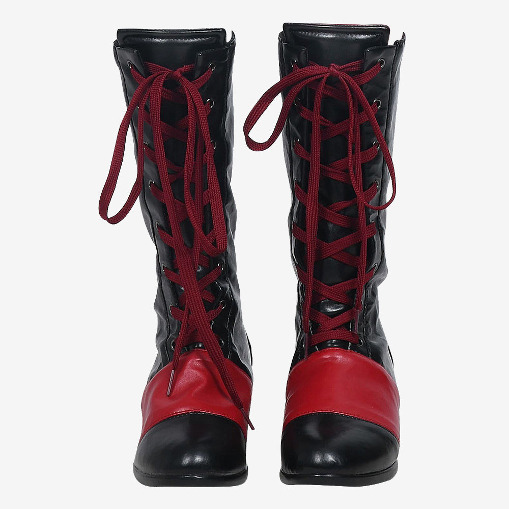 The Suicide Squad Jester Girl Cosplay Shoes Women Boots Unibuyplus