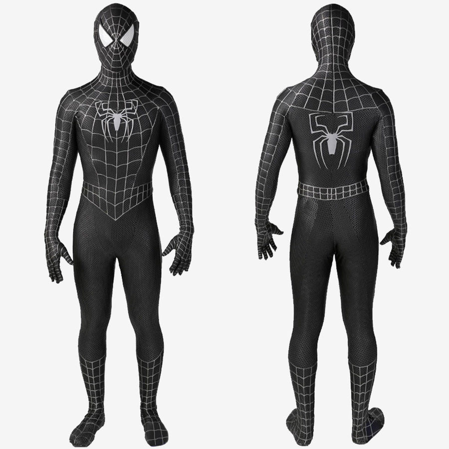 Spider-Man 3 Venom Symbiote Costume Cosplay Suit For Kids Adult