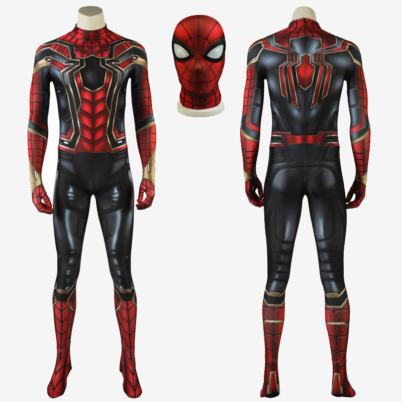 Avengers Infinity War Iron Spider-Man Costume Cosplay Suit Peter Parker