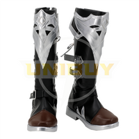 Genshin Impact Diluc Shoes Cosplay Men Boots Red Dead of Night Ver.3 Unibuy