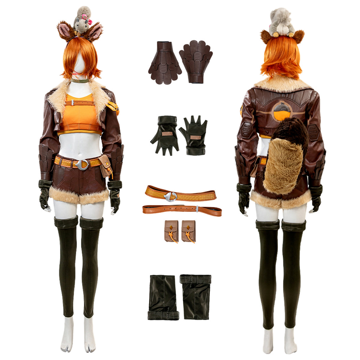 Marvel Rivals Squirrel Girl Costume Cosplay Suit Doreen Green Ver 2