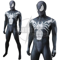 Marvel Rivals Venom Costume Cosplay Suit Eddie Brock Bodysuit For Kids Adult