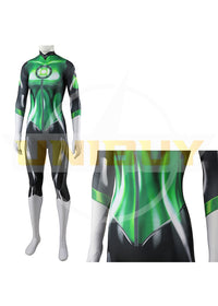 Green Lantern Jessica Cruz Cosplay Suit Bodysuit For Adult Kids