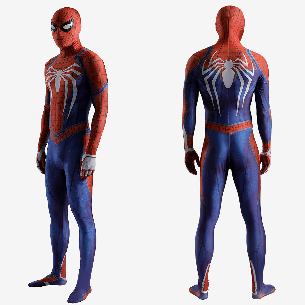 Spider Man PS4 Costume Peter Parker Cosplay Suit Bodysuit For Men Kids UnibuyPlus