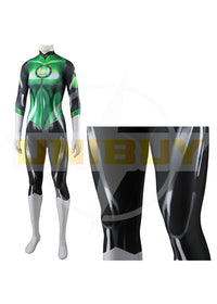 Green Lantern Jessica Cruz Cosplay Suit Bodysuit For Adult Kids