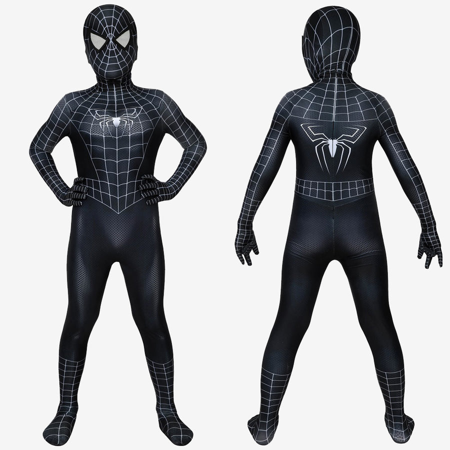 Venom Costume Cosplay Suit Kids Eddie Brock Spider-Man 3