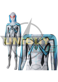 Marvel's Spider-man 2 Miles Morales Bodysuit Costume Cosplay Blue For Adult Kids