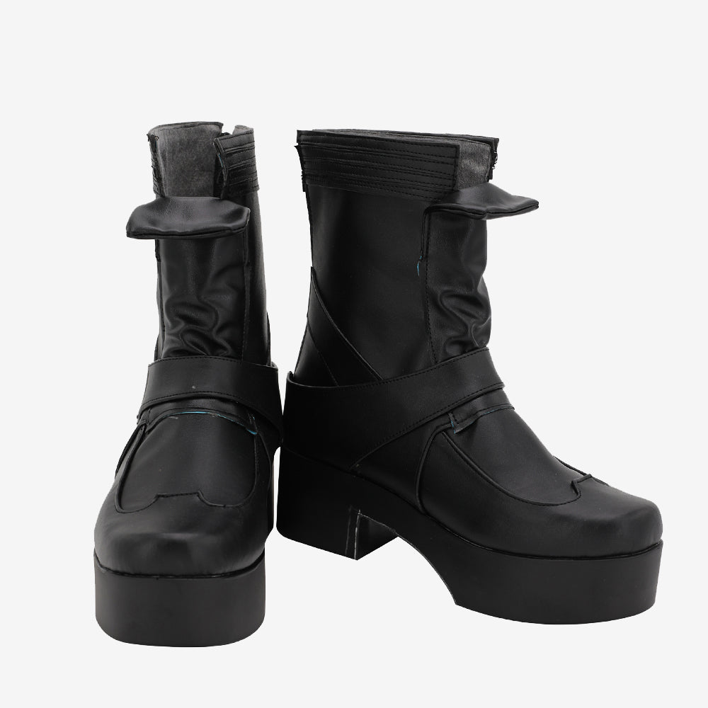 Final Fantasy XIV FF14 Scion Adventurer Shoes Cosplay Men Boots Black Version Unibuy
