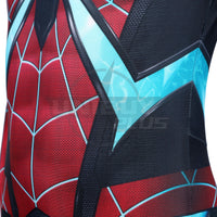 Marvel's Spider-Man 2 Miles Morales Evolved Suit Costume Cosplay Kids
