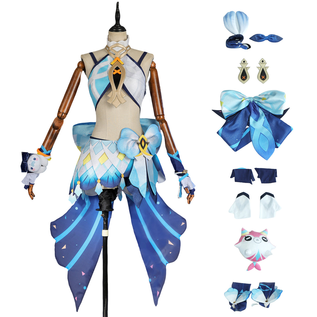 Genshin Impact Mualani Costume Cosplay Suit