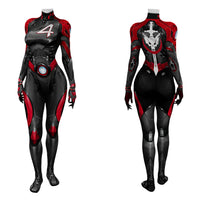 Marvel Rivals Invisible Woman 005 Costume Cosplay Suit Bodysuit For Kids Adult