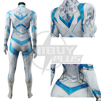 Marvel Rivals White Queen Costume Cosplay Suit Bodysuit Emma Frost For Kids Adult