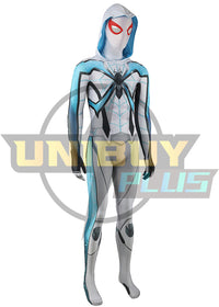 Marvel's Spider-man 2 Miles Morales Bodysuit Costume Cosplay Blue For Adult Kids