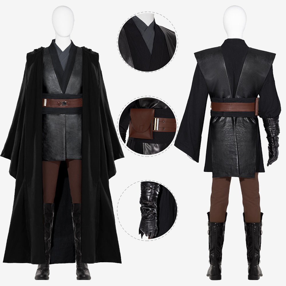 Anakin Skywalker Costume Cosplay Suit Star Wars Jedi Knight Unibuyplus