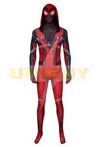 Marvel's Spider-Man Miles Morales Crimson Cowl Bodysuit Costume Cosplay