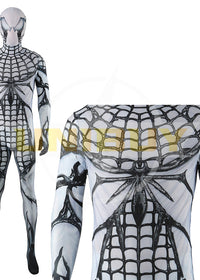 Marvel's Spider-Man 2 Venom Cosplay Costume Suit For Kids Adult White Ver.