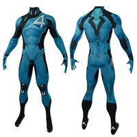 Marvel Rivals Mr. Fantastic 001 Costume Cosplay Suit Reed Richards Bodysuit For Kids Adult