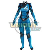Fantastic Four Invisible Woman 002 Costume Cosplay Suit Bodysuit For Kids Adult