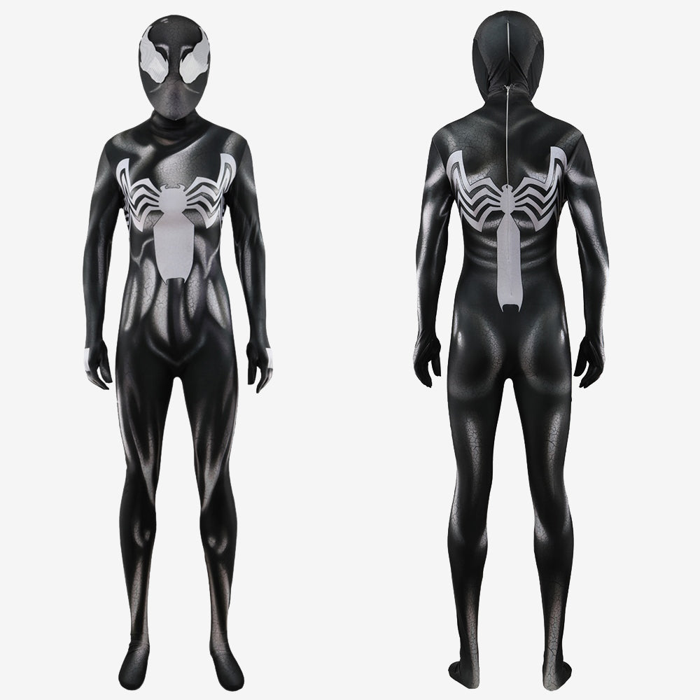 Marvel's Spider-Man Venom Female Black Bodysuit Costume Cosplay For Adult Kids