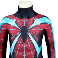 Marvel's Spider-Man 2 Miles Morales Evolved Suit Costume Cosplay Kids