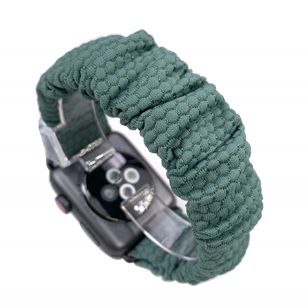Hexagon Athletic Watch Bands Scrunchy Jade Watch Straps for iWatch Series 5 4 3 2 1