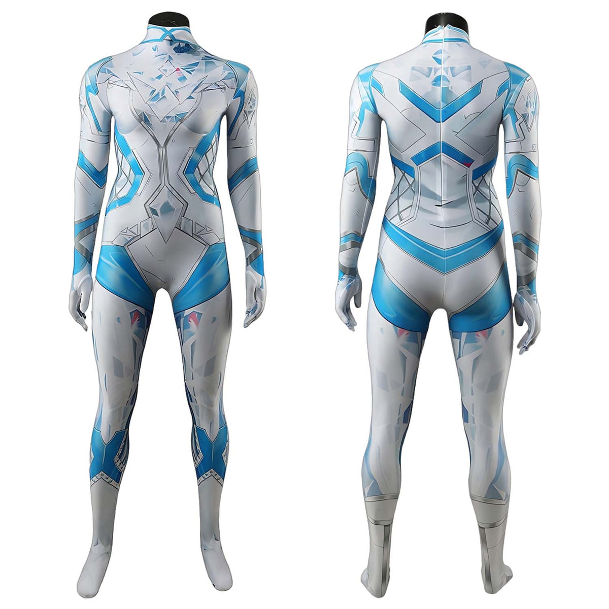 Marvel Rivals White Queen Costume Cosplay Suit Bodysuit Emma Frost For Kids Adult