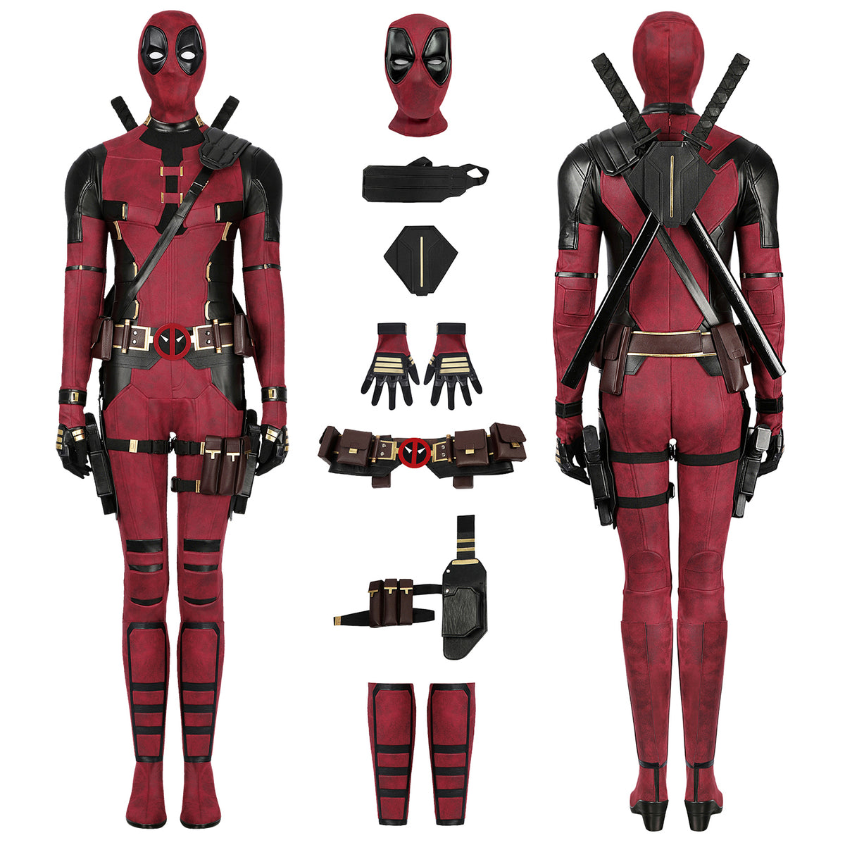 Female Deadpool 3 Costume Cosplay Suit