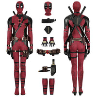 Female Deadpool 3 Costume Cosplay Suit