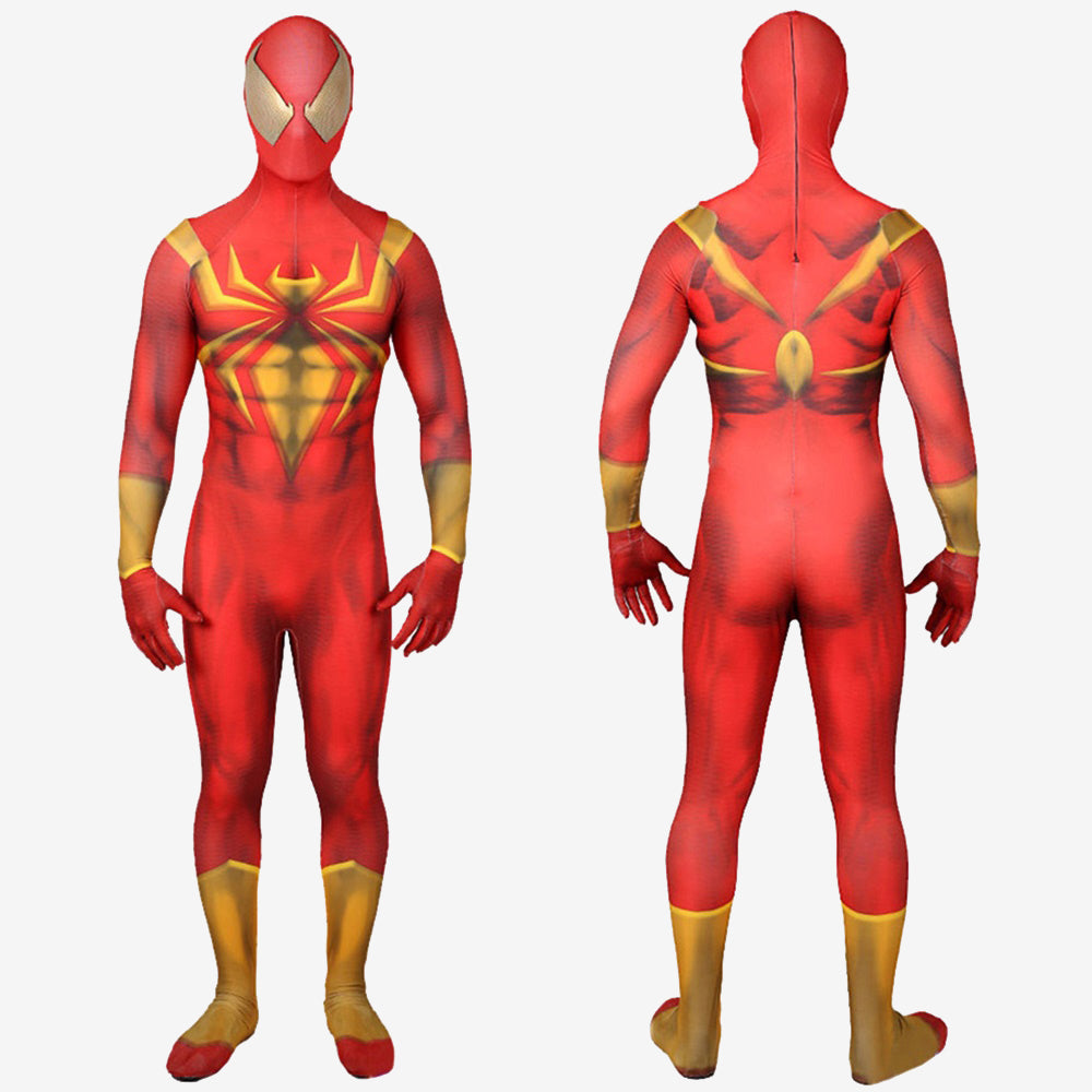 Spider-Man PS4 Iron Spider Armor Suit Cosplay Costume For Kids Adult Unibuy