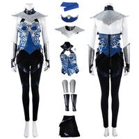 Mortal Kombat II Kitana Costume Cosplay Suit