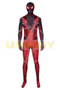 Marvel's Spider-Man Miles Morales Crimson Cowl Bodysuit Costume Cosplay