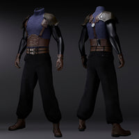 Final Fantasy VII Zack Fair Costume Cosplay Suit