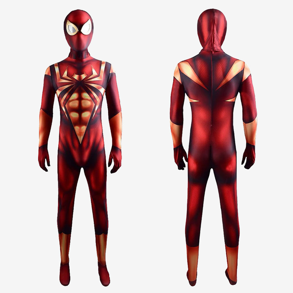 Spider-Man PS4 Costume Cosplay Iron Spider-Man Suit Cosplay For Kids Adult Ver1 Unibuyplus