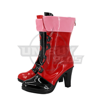 Jester Girl Shoes Cosplay Suicide Squad ISEKAI Women Boots