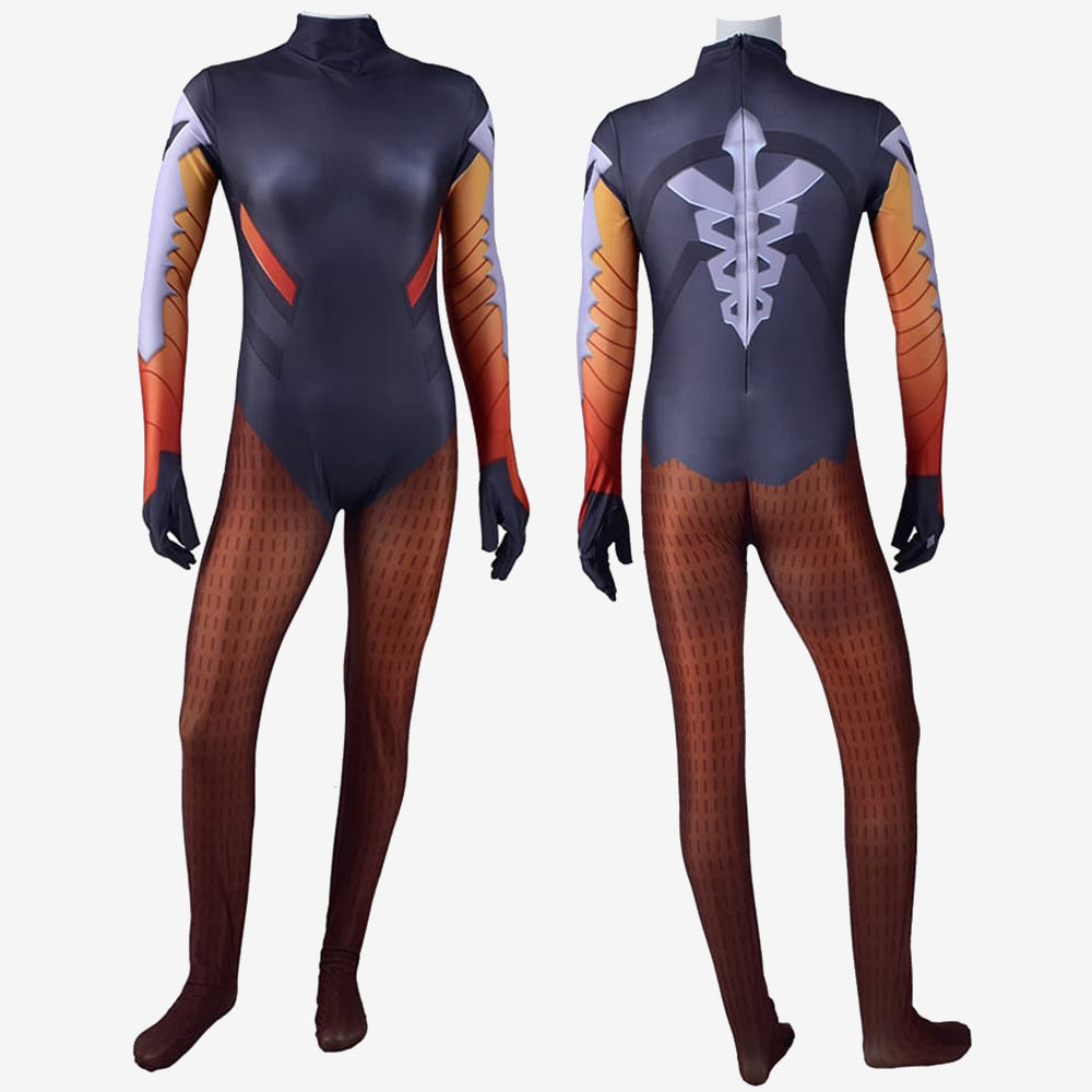 Overwatch Cosplay Mercy Angela Ziegler Costume Jumpsuit For Kids Adult Unibuy