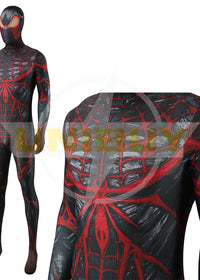 Marvel's Spider-Man 2 Venom Cosplay Costume Suit For Kids Adult Black Ver.
