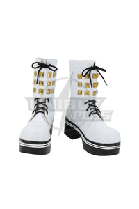 Marie Rose Shoes Cosplay Women Boots Dead or Alive White