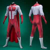 Mortal Kombat 1 Omni-Man Costume Cosplay Suit With Cloak Nolan Grayson