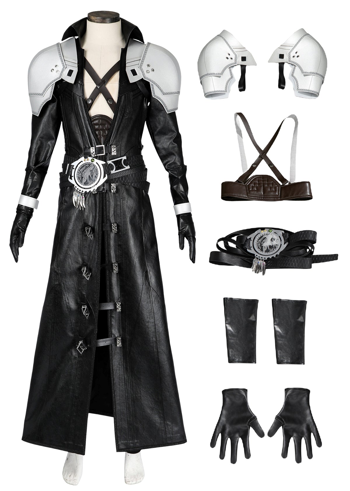Final Fantasy VII Rebirth Sephiroth Costume Cosplay Suit