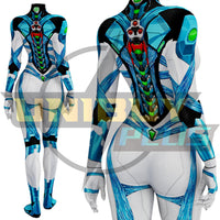 Metroid Samus Aran Costume Cosplay Suit Bodysuit For Kids Adult