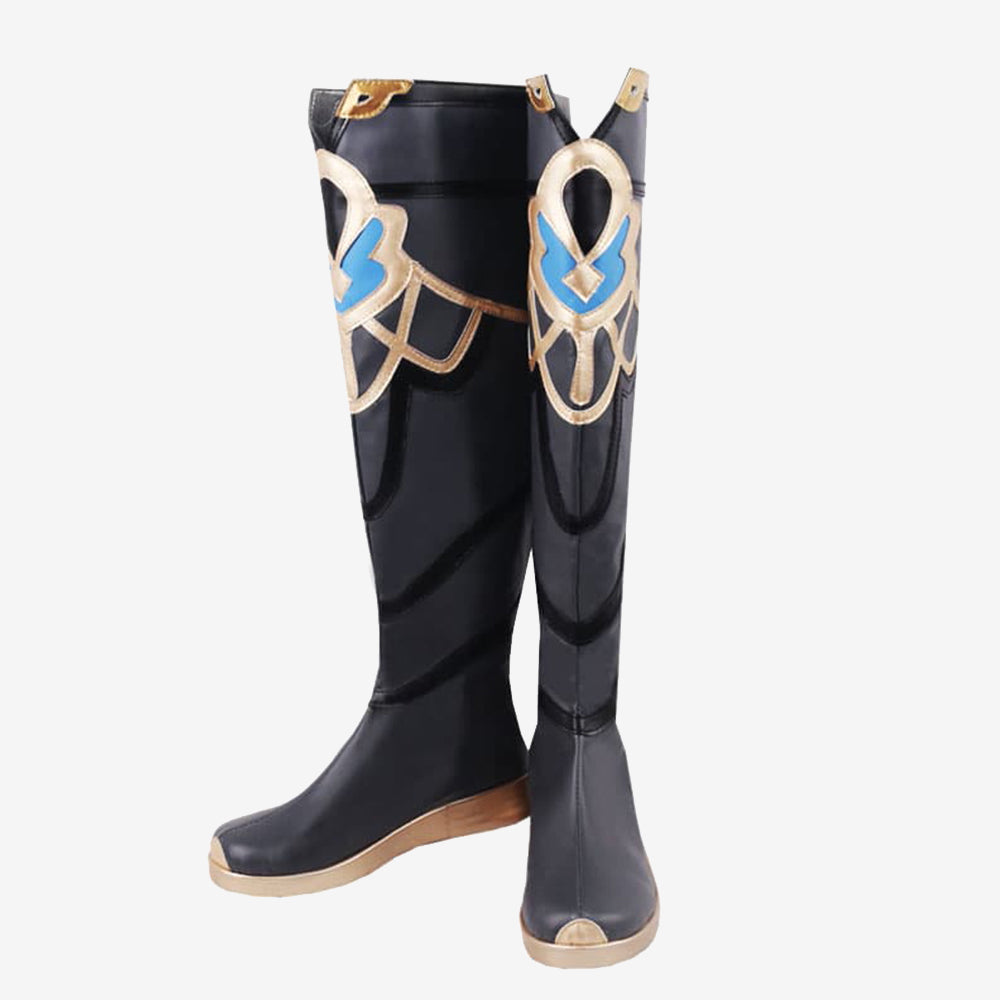 Genshin Impact Albedo Shoes Cosplay Men Boots Unibuy